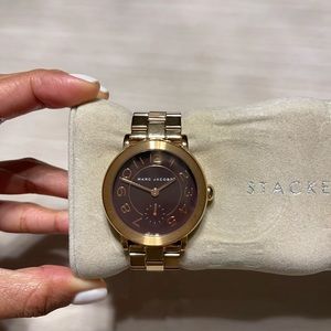 Marc Jacobs Riley Rose Gold-tone Ladies Watch- MJ3489